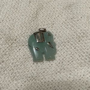 Jade Elephant Pendant